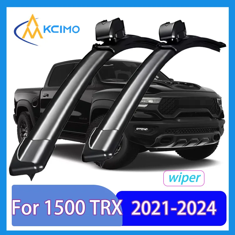 

For RAM 1500TRX 2021-2024 Ram Rebel TRX (prototype) Front Windshield Wiper Blades 2pcs Slient Rain Windscreen Window Accessories