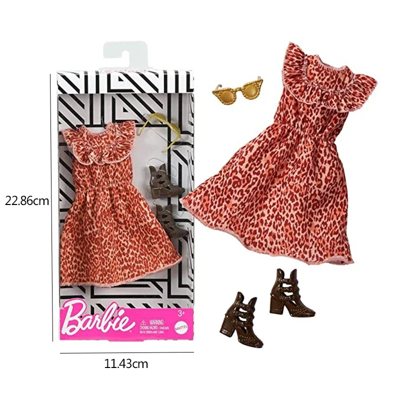 Original Barbie Accessories Clothes Fashion Outfit for 30cm Dolls Barbie Clothes Toys for Children Girls Doll Accessories Dress