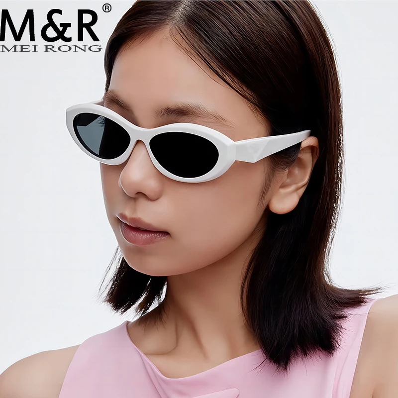 

2023 Fashion New Product Women's Oval Sunglasse Retro Trend Street Photo Decorative Glasses Outdoor Travel Sun Protection Sunnie