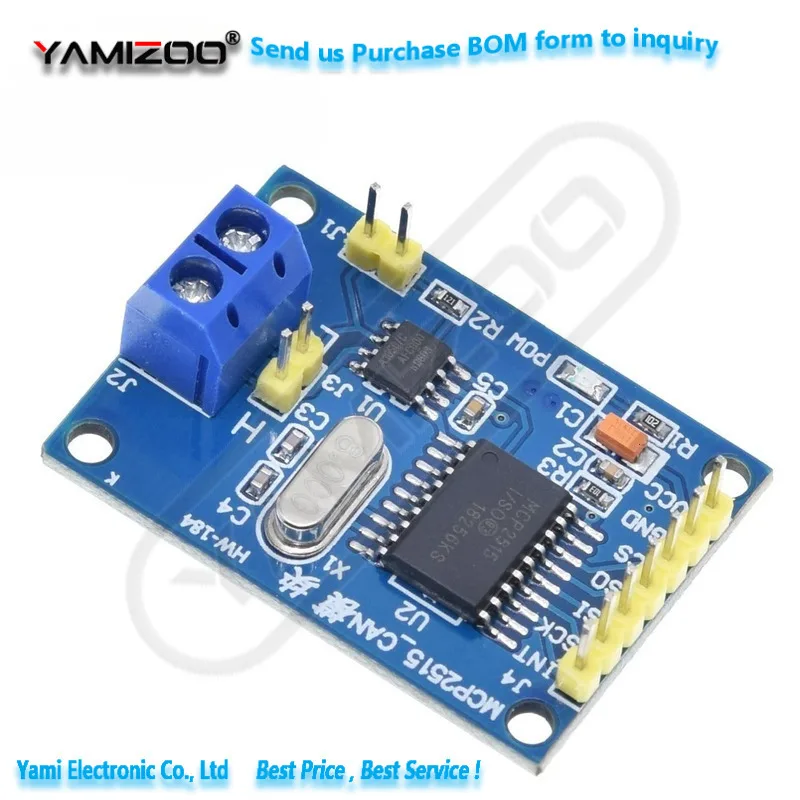 MCP2515 CAN-Bus-Modulplatine TJA1050 Empfänger SPI für 51 MCU ARM Controller NEU – Detail 6