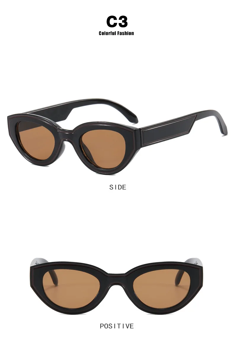 Mode Einzigartige Unregelmäßige Hip Hop Sonnenbrille Y2k Frauen Männer Retro Brille Damen Strand Sonnenbrillen Outdoor Sport mit Metall Scharnier – Detail 8