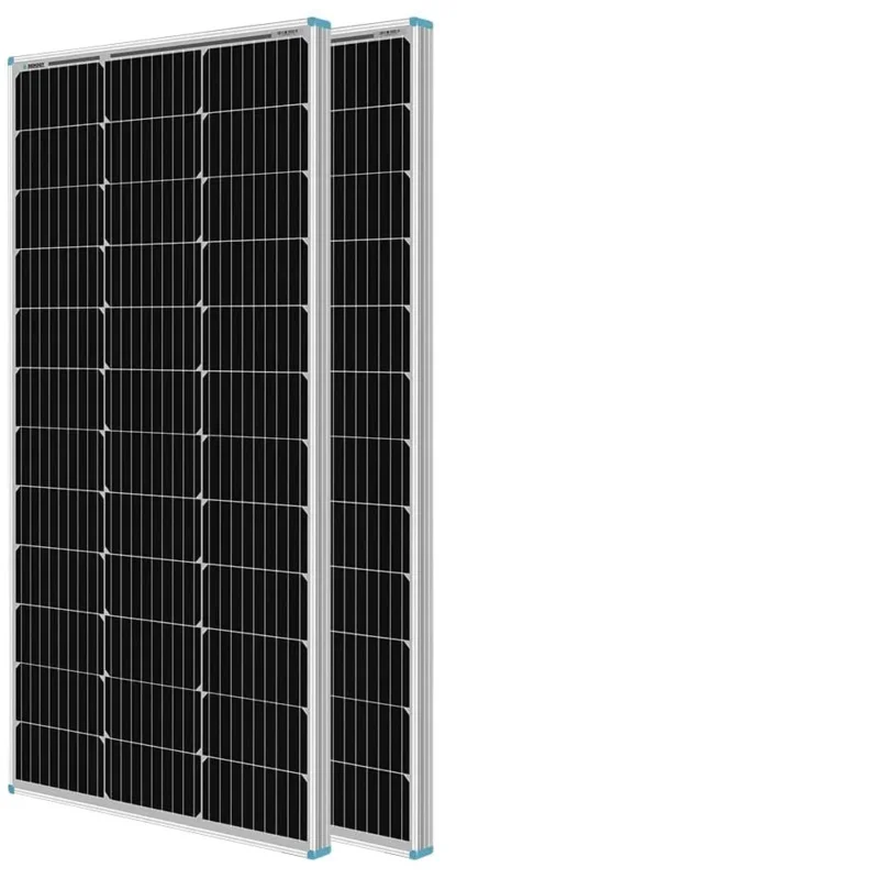 Monocrystalline Solar Panel for Home System, Battery Charger for Car Caravans and Motorhomes, 150W