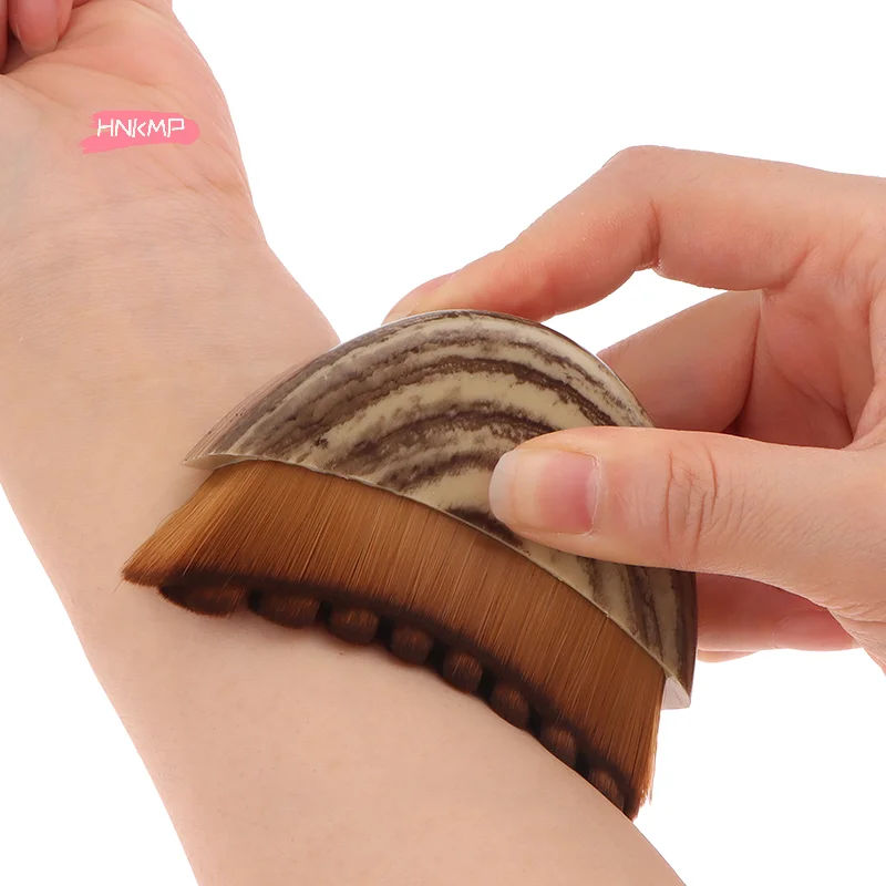 Escova facial de contorno linfático com caixa, ferramenta de escovação seca para drenagem linfática facial, massageador, escultura de queixo, cuidados de contorno