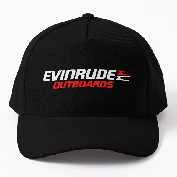 Evinrude 아웃보드 셔츠, 야구 모자 모자, 단색 프린트, 보넷 소년 남성, Czapka 용수철 여성용 야외 블랙