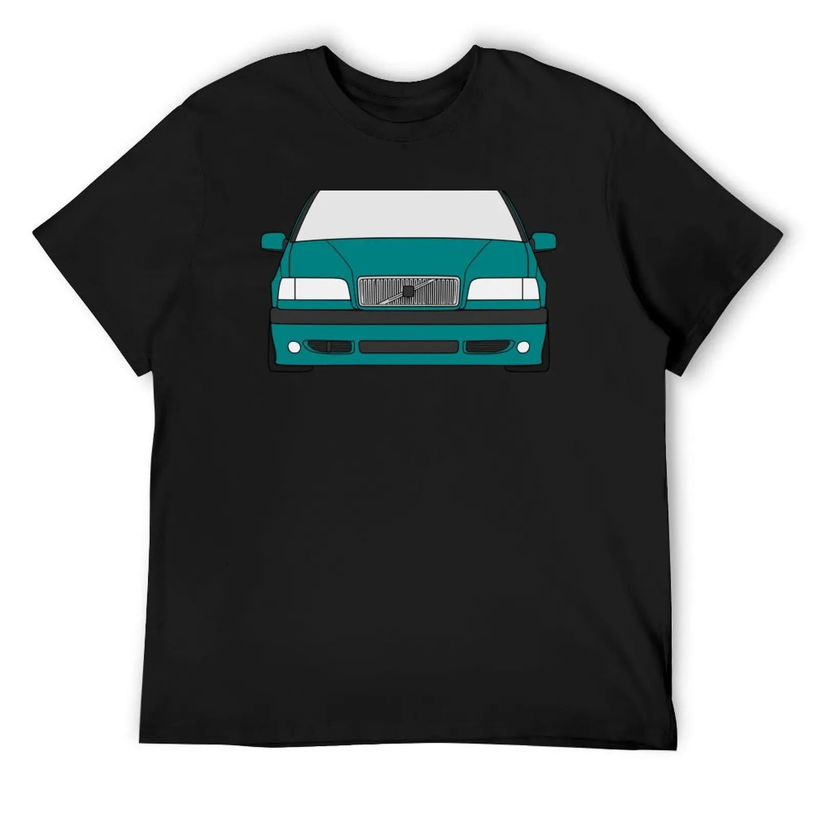 Volvo 850R T5-R Sedan Limousine torquoise color T-Shirt quick-drying hippie clothes mens graphic t-shirts