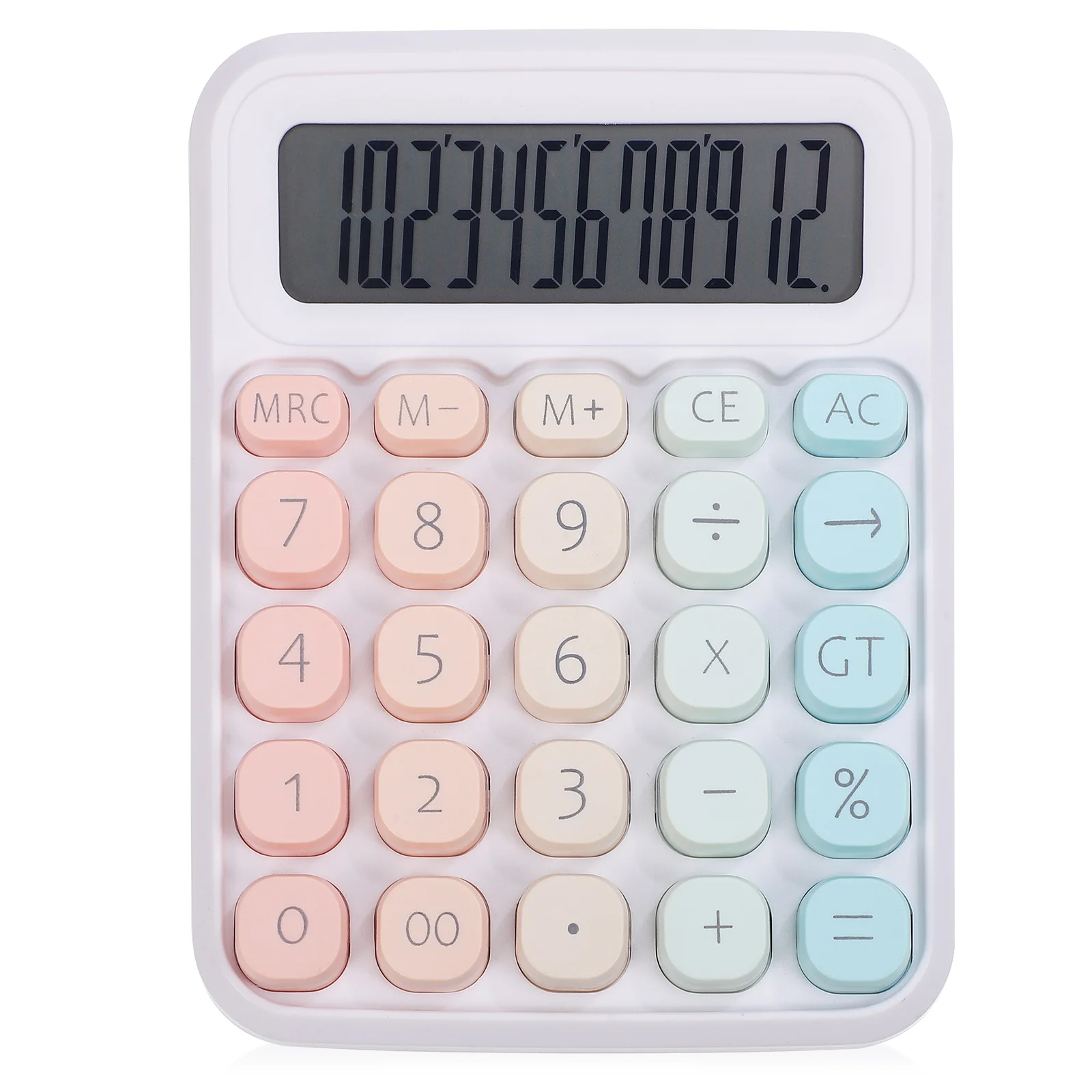 

Basic Calculator Pink Lilac Digital Desk Kids Office Accessories Portable Cute Colors Large Display Multi Function Sturdy