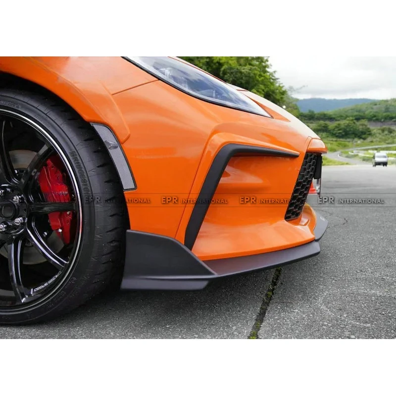 For Toyota GR86 ZN8 (2022+) SAAR Carbon Fiber TOMS Style Front Bumper Side Air Knife Spoiler view 3