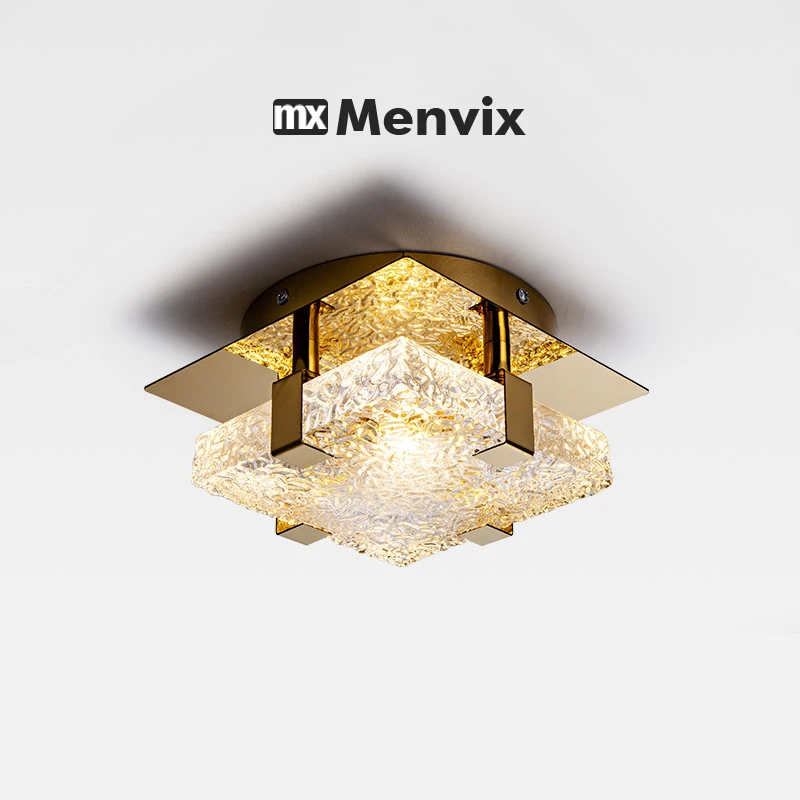 

Menvix Скандинавский Металл Медь Стекло Светодиодный Декор Потолочный Светильник Роскошное Искусство Домашняя Лампа Спальня Фойе Бар Столовая Светильники