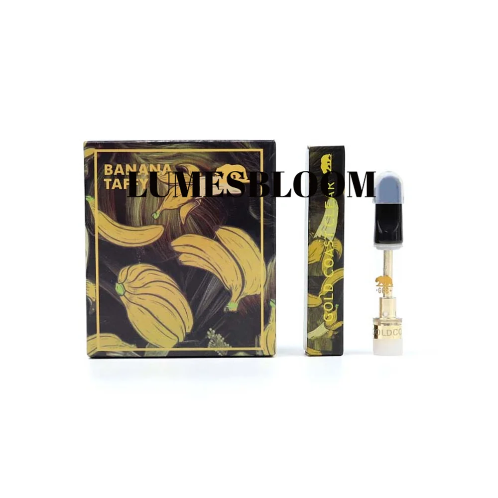 GCC Empty Cartridge Storage Tank Accessories Gift Display Packaging Set 1ml Disposeable Golden Color Case Tools Custom LOGO