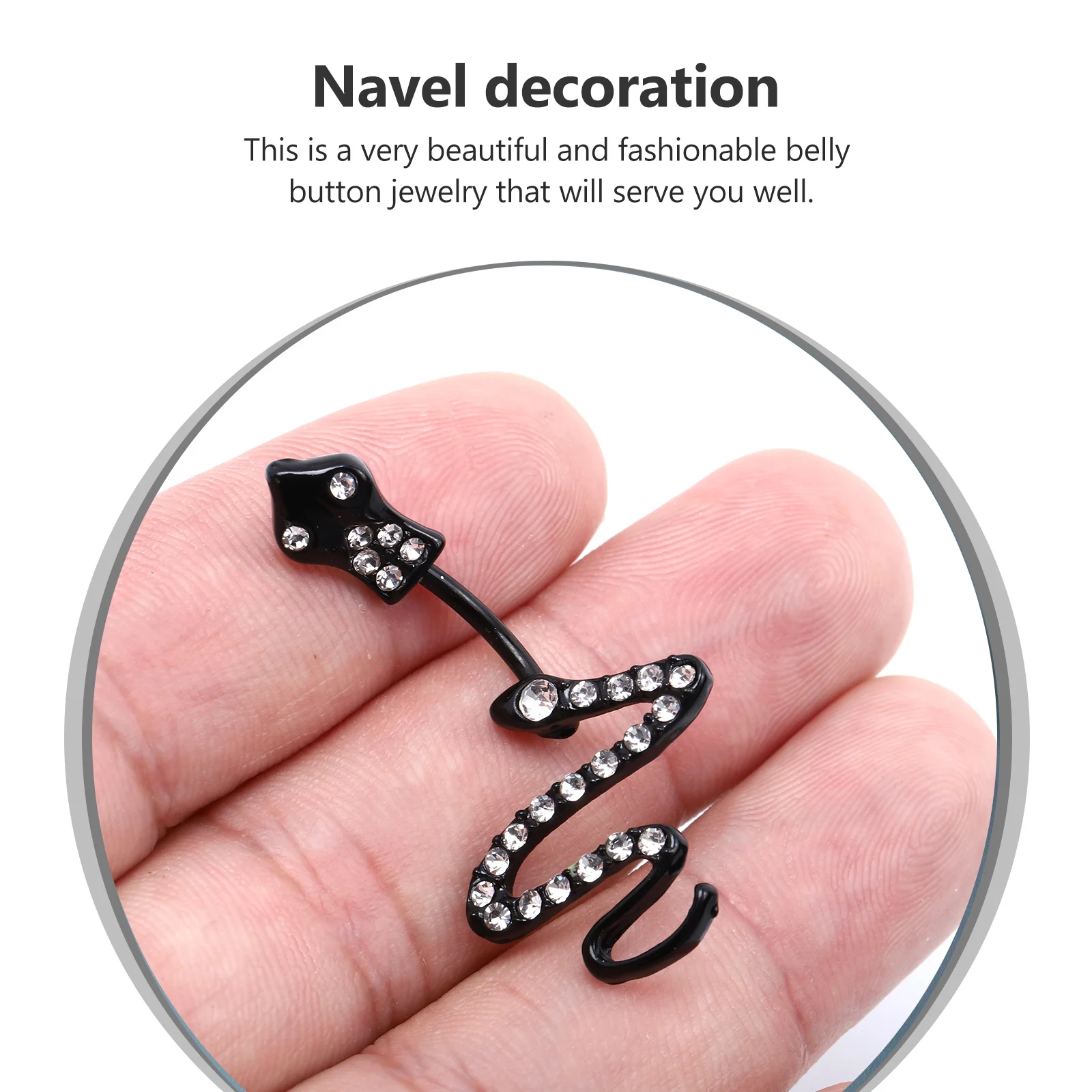 

Jewelry Piercing Belly Button Navel for Woman Women Women's Stainless Steel Decor Ring Decoration Surgical