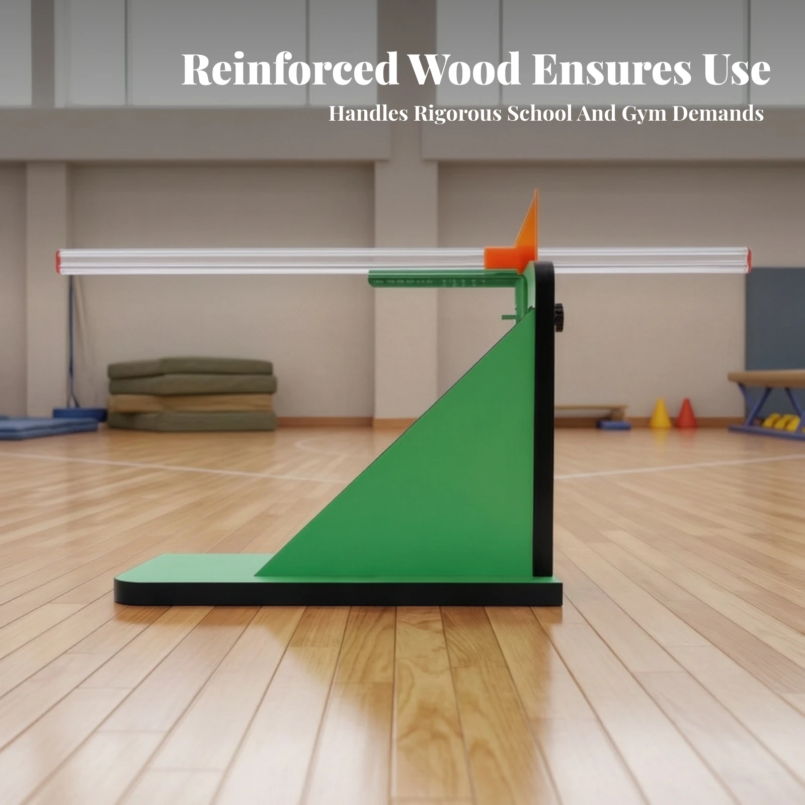 Sit and Reach Tester Smooth Gliding Sit and Reach Box Assessment Tool Compact Fitness Equipment Portable for Students
