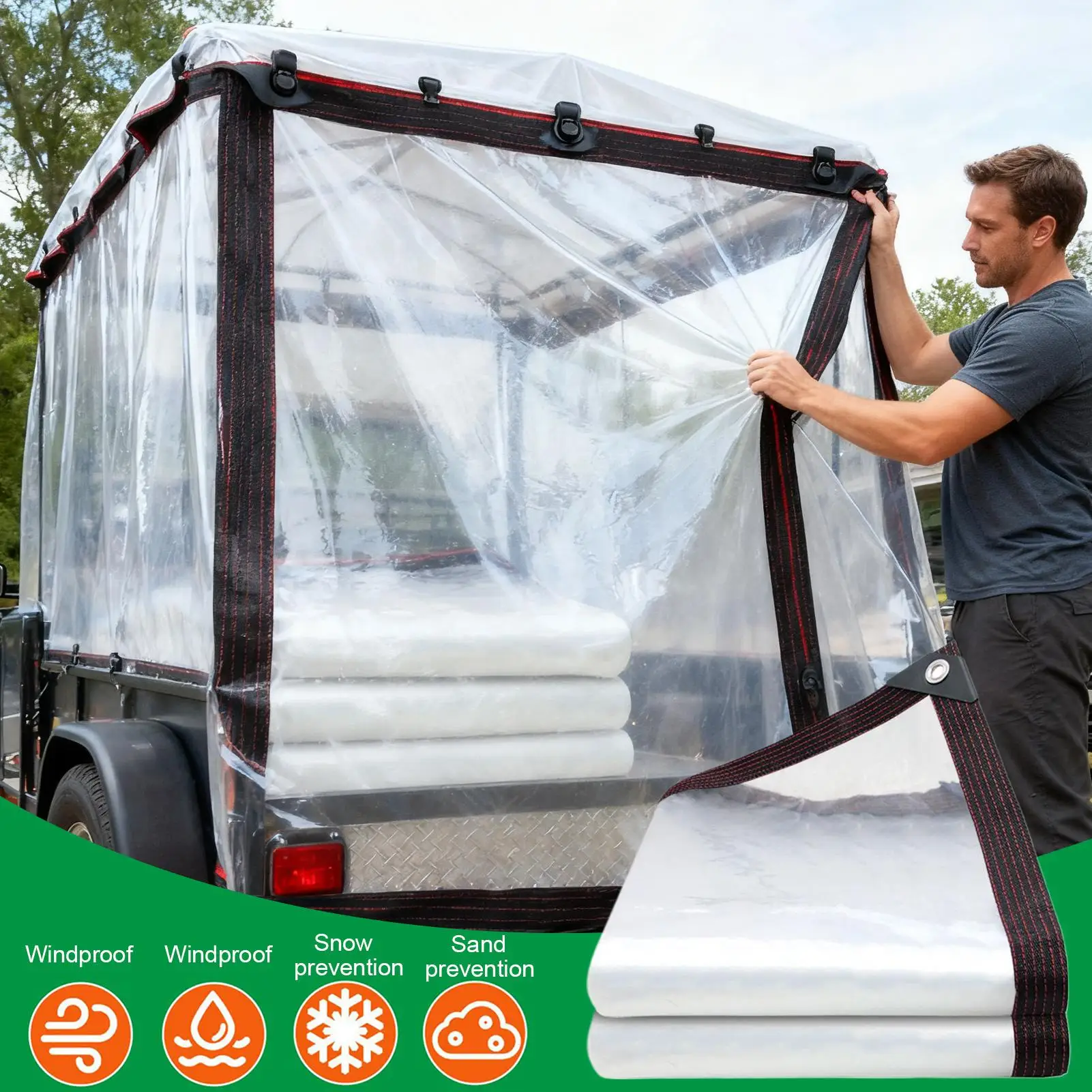 Clear Tarp For Pati… - image