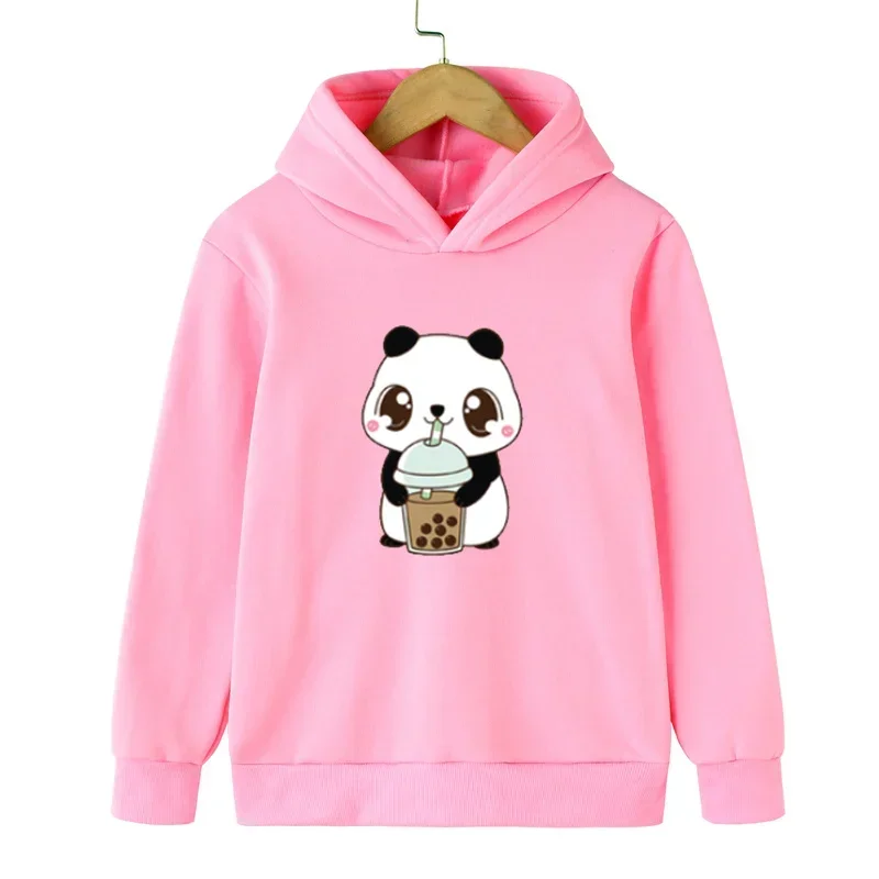 New Style Panda Cartoon Graphic Men's and Women's Long-sleeved Hoodie Casual Pullover Couple Clothes Streetwear Y2k Sweatshirt