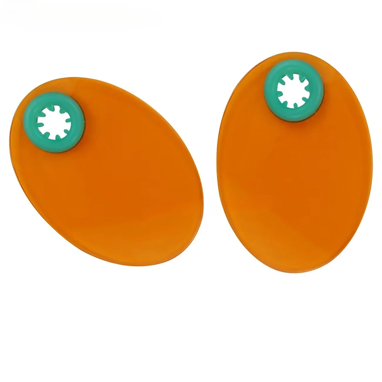 Dentals Curing Light Filter Orange Protective Cover 5pcs