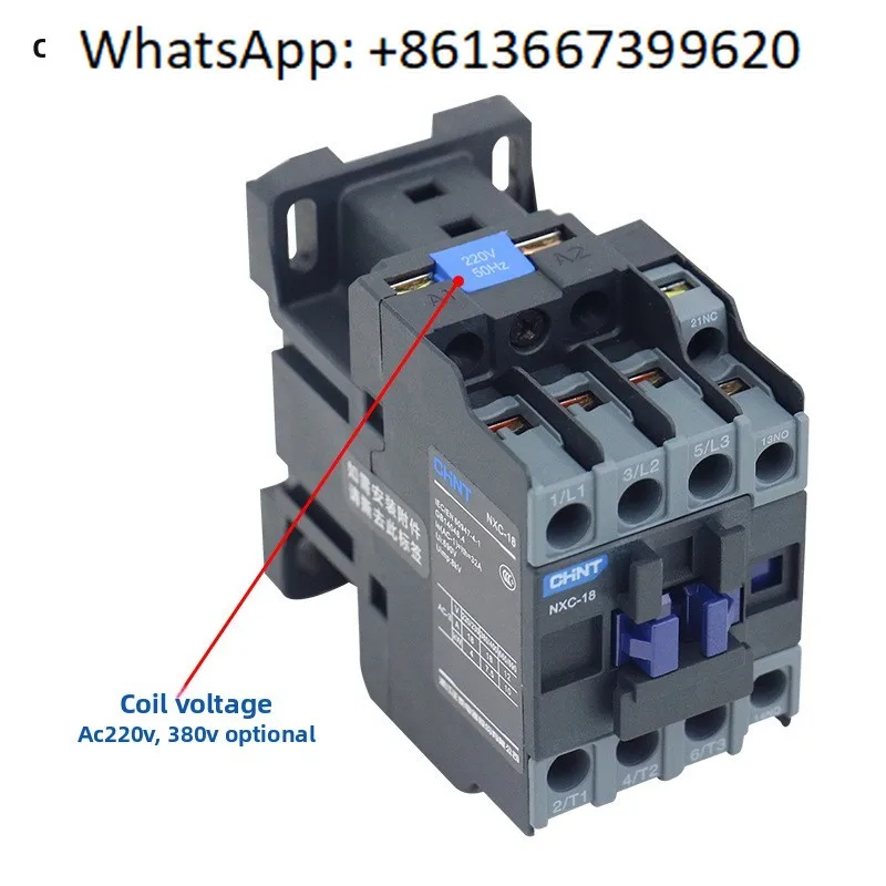 Contactor de CA serie NXC 9A/18A/25A/32A bobina normalmente abierta/Norma cerrada 220V 380V