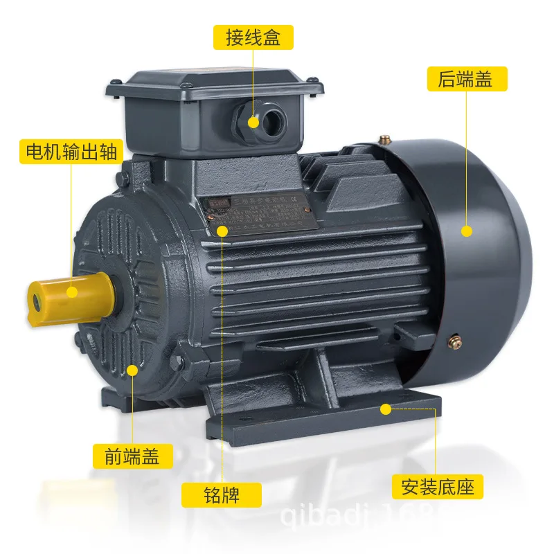 YE3 three-phase AC motor, high-power three-phase asynchronous motor