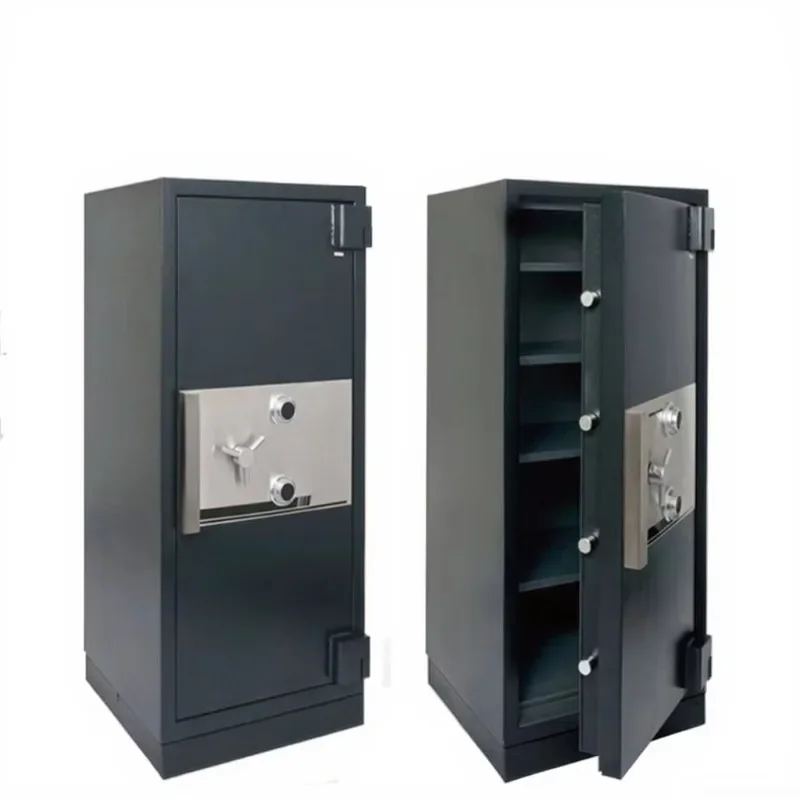 【Fashionable】Fireproof Steel Safe Deposit Box with Electronic  Fireproof Vault Door for Home and Hotel Use