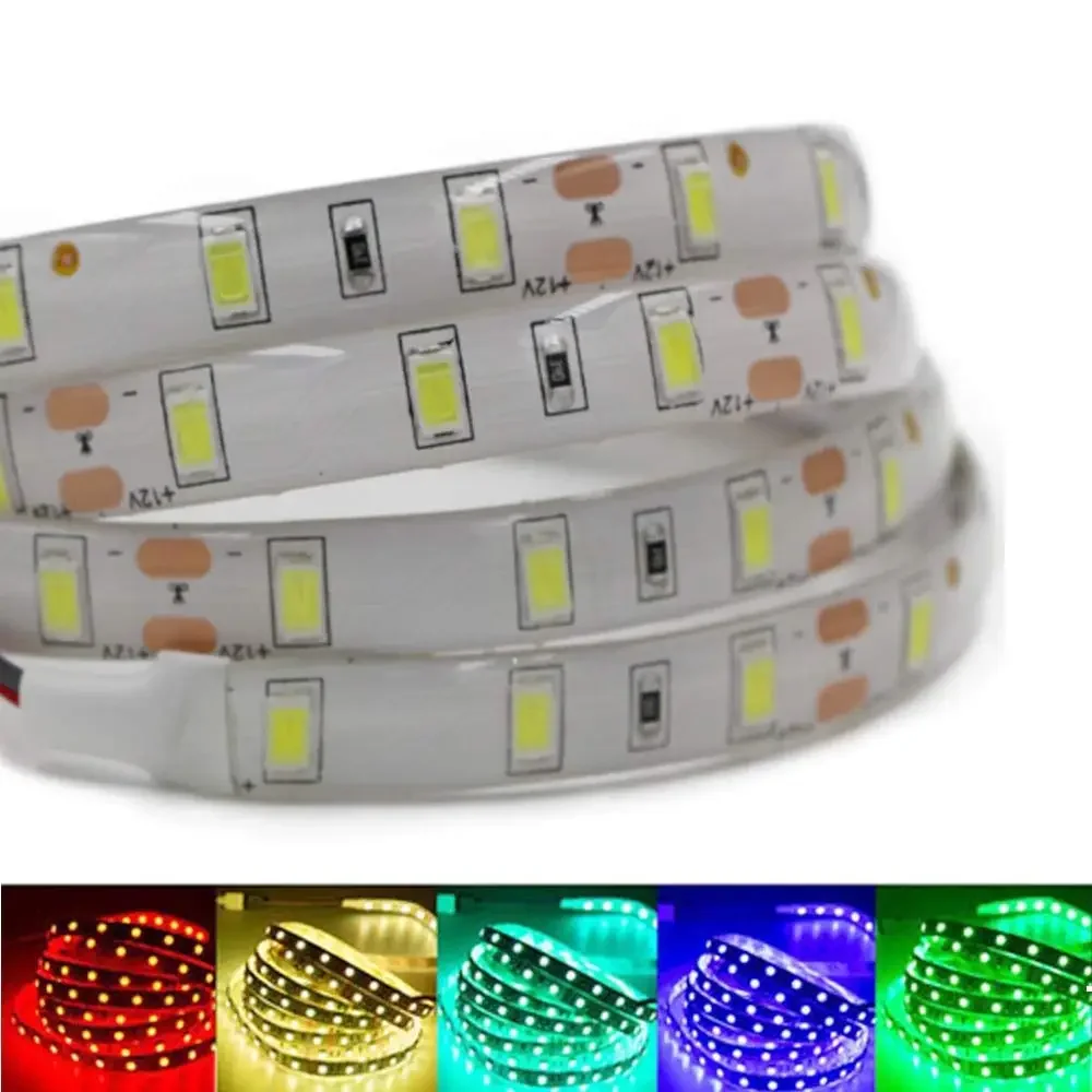 

LED Strip 5730 Flexible LED Light DC12V 60LED/m 5m/lot 300 leds Brighter than 5730/ 5630 LED Strip Waterproof / No Waterproof
