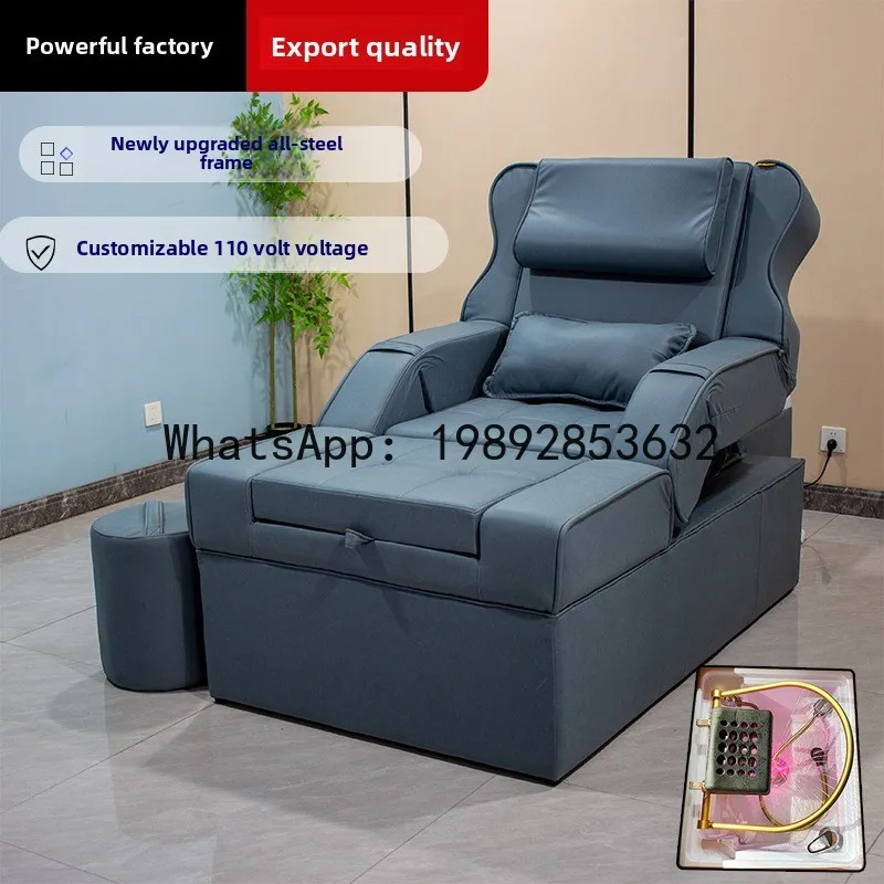 CZ Water Circulation Head Therapy Bed Constant Temperature Steaming Shampoo Foot Massage Beauty All-in-One Bed