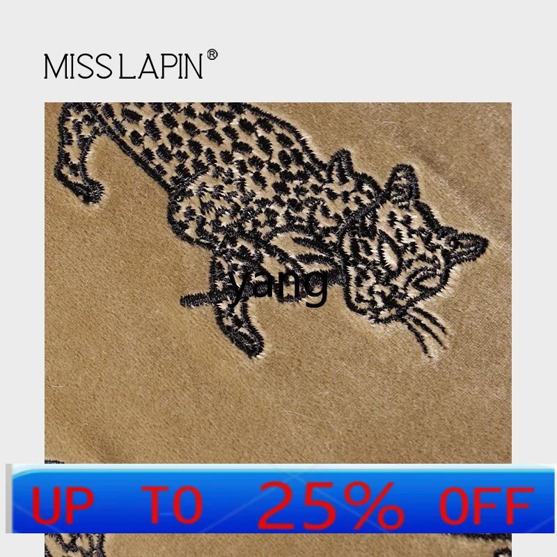 

LT Light Luxury Golden Panther Tassel Waist Pillow High-End Hotel Living Room Model Room Bedroom Pillow