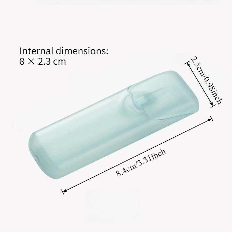 1pc Floss Case Mini Storage Box Portable Medicine Case Suitable for dental floss cotton swabs embroidery needles