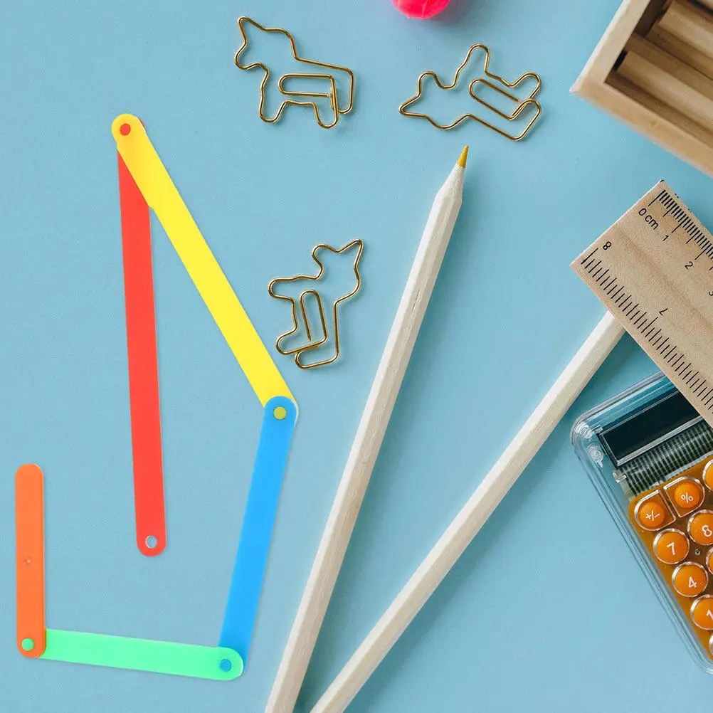 50Pcs Interactive Angle Recognition Sticks Classroom Math Learning Tool Montessori Materials for Kindergarten Students Supplies