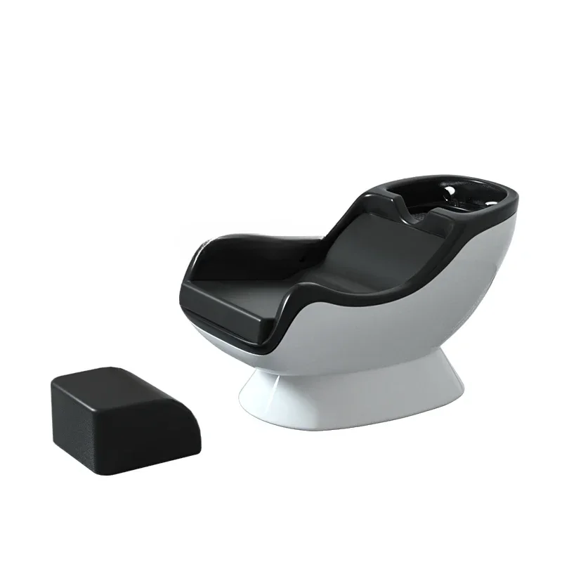 Semi-Lying Barber Shop Shampoo Chair High-End Hair Salon Flushing Bed European Simple Hair Salon