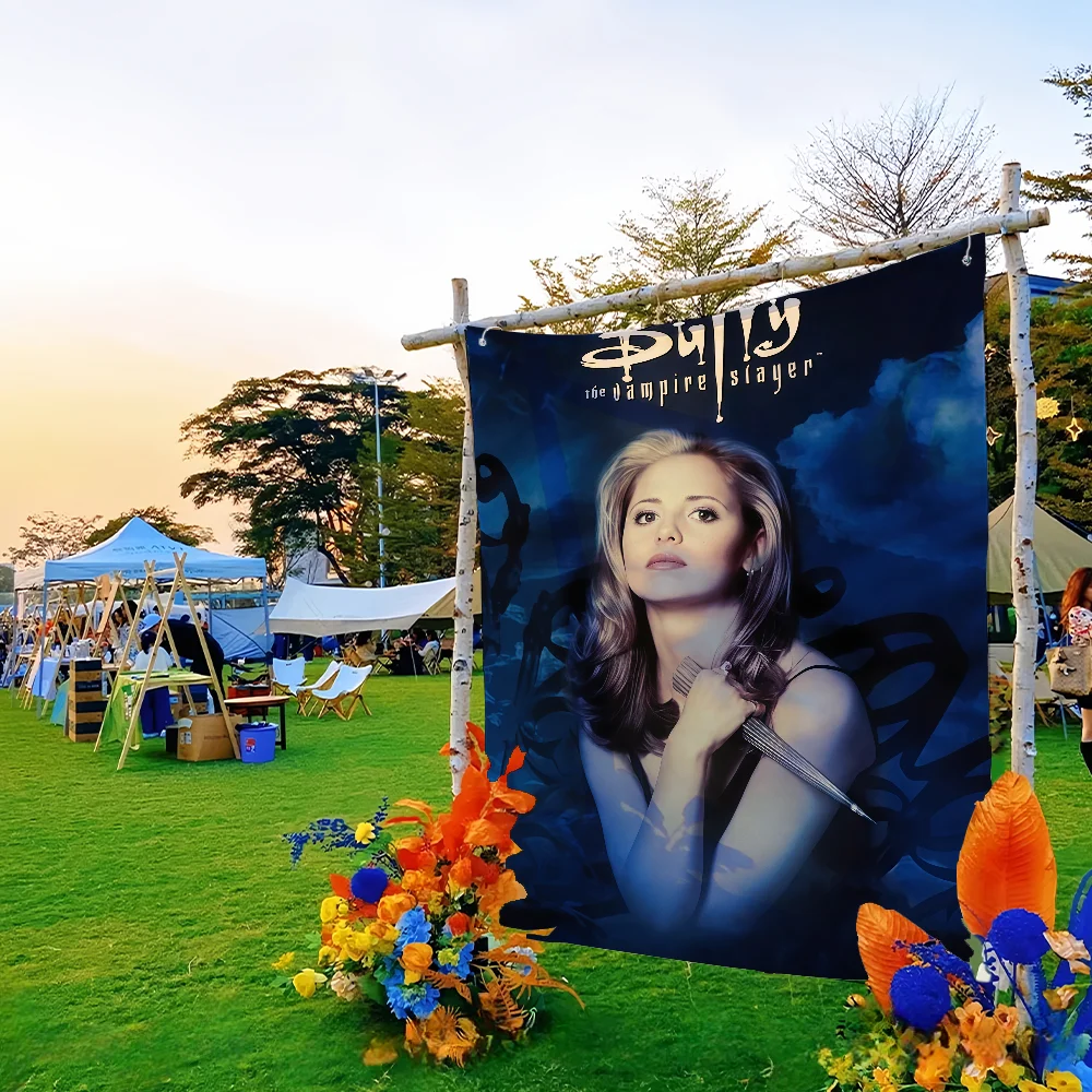 TV B-Buffy the V-Vampire Slayer  flag For Picnic Party Art Home Decoration Outdoor Camping Banner Gifts