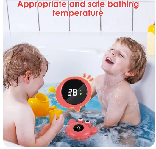 Huishoudelijke Thermometer Schattige Baby Bad Digitale Waterthermometer Krab Bad Temperatuur Meting