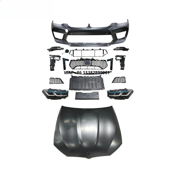 

G30 Upgrade G30 G38 LCI M5 Style Bodykit Front and Rear Bumper Hood Headlight Rear Light for 5 Series 2020 2021
