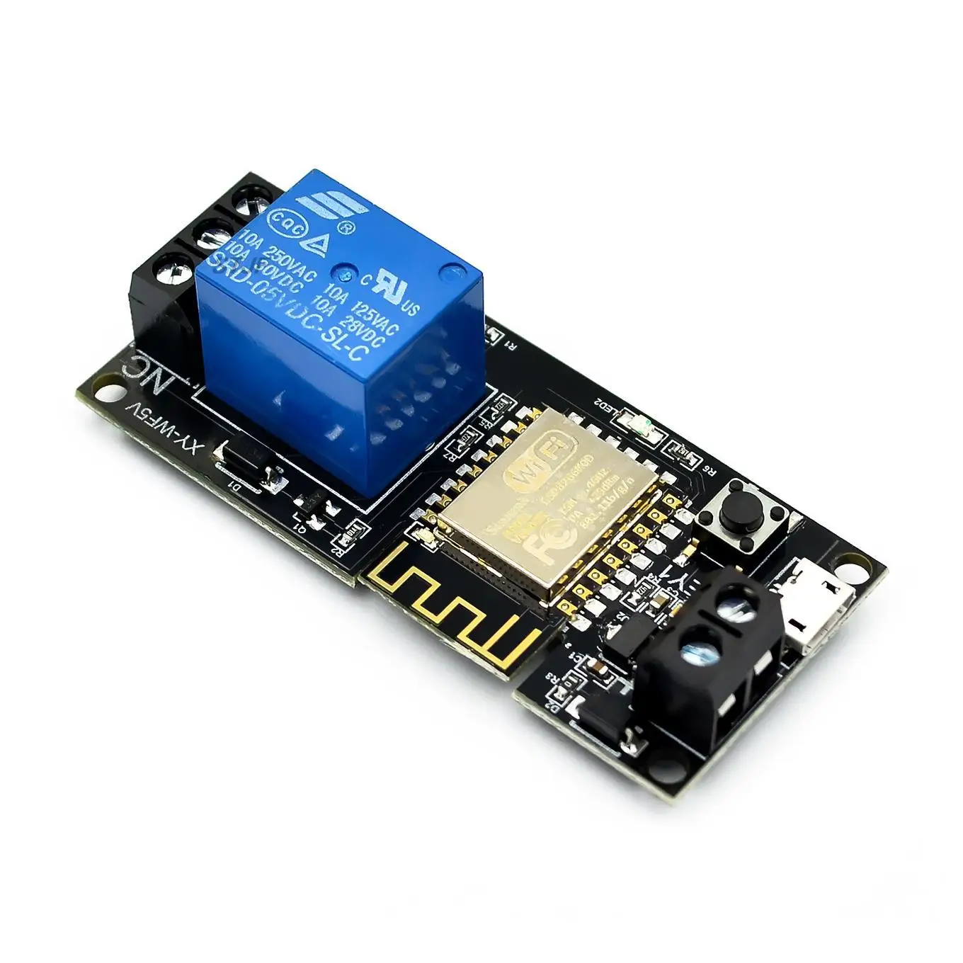 Sinilink WIFI mobile phone remote control relay module DC5V smart home phone APP ESP-12F XY-WF5V