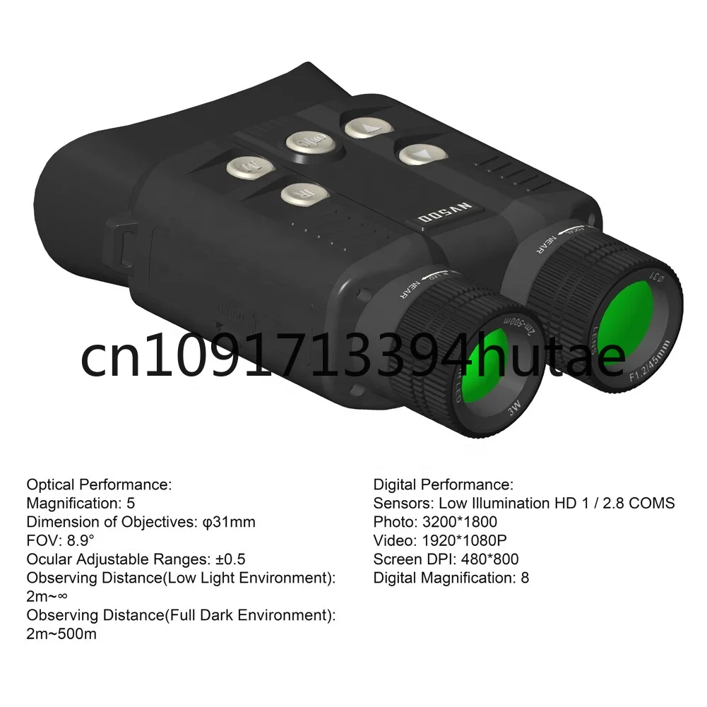 

Night Vision Goggles 4K Night Vision Binoculars for Adults, 3.2'' Large Screen Binoculars Can Save Photo and Video with 32GB