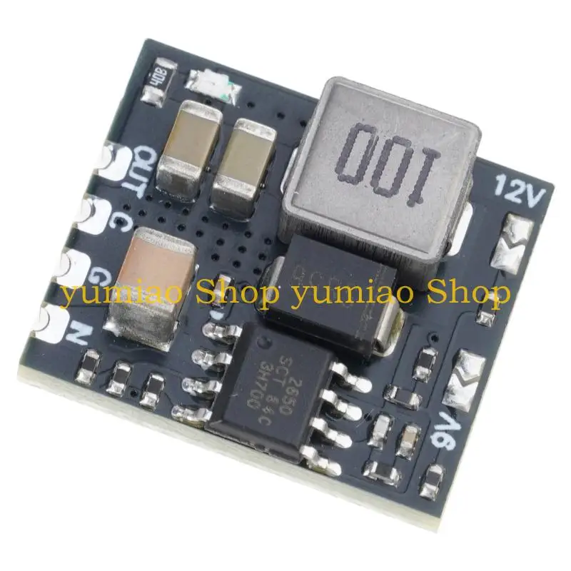 587B Power Module for Electronics Projects with 6V to 60V Input, Selectable 5V 9V 12V Output Clear Wiring Areas for Assembly and
