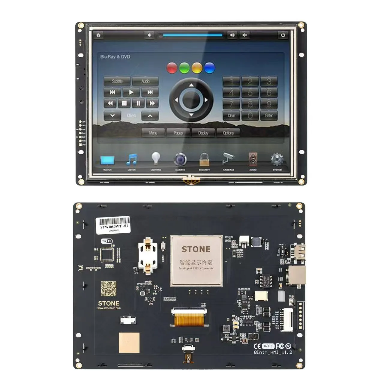 Scbrhmi Smart Hmi Lcd Resistive Touch Display Ik Serie Module Gratis Simulator Debug Ondersteuning Opdracht Operator