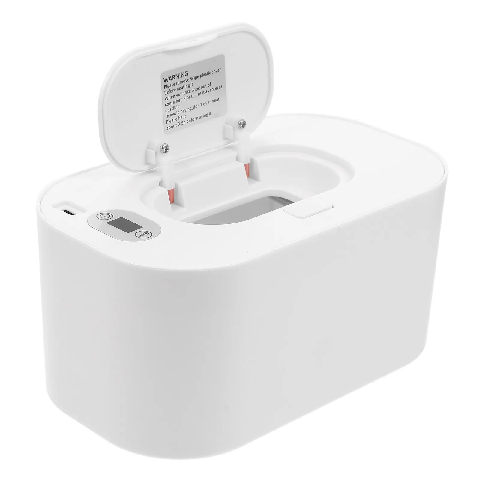 

1Set Wet Tissue Warmer Constant Temperature USB Heater Portable Heating Box Infant Wipe Warmer Digital Display Temperature