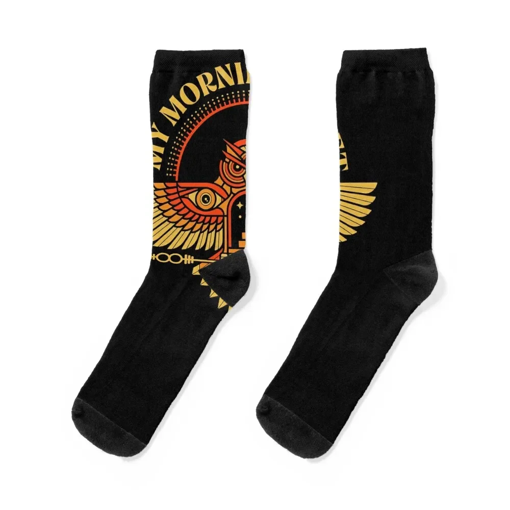 my morning jacket logo tour 2019 2020 gawati Socks luxury cartoon Novelties Woman Socks Men's