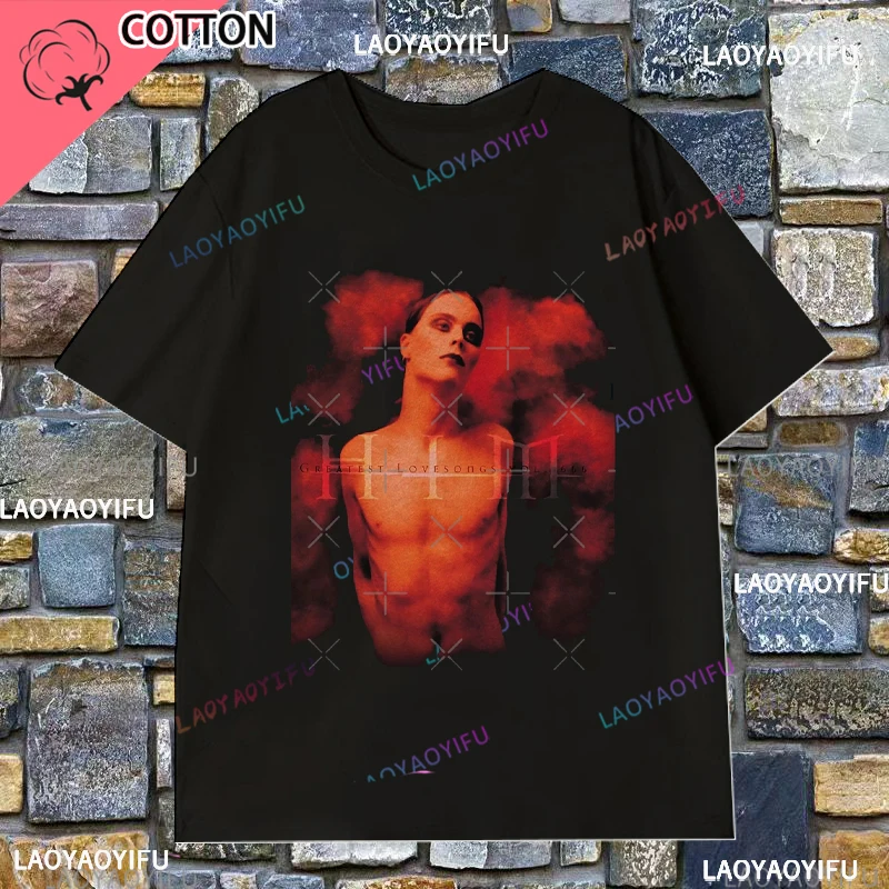 له روك باند تي شيرت الصيف فيل فالو المغني Heartagram Razorblade تي شيرت 2024 القطن تي شيرت للرجال قصيرة الأكمام تيز #2