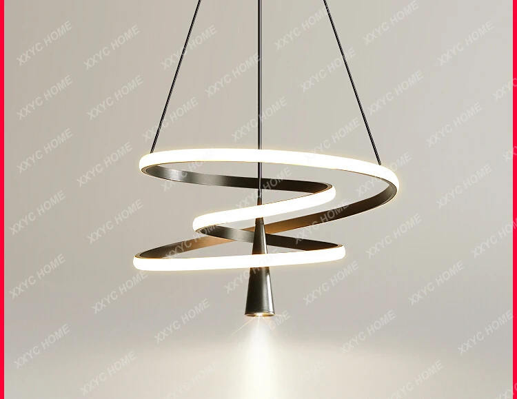 

Dining Room Chandelier Nordic Simple Modern Dining Room Bar LED Lamp Creative Trending Ins Style Girdle Spotlight New