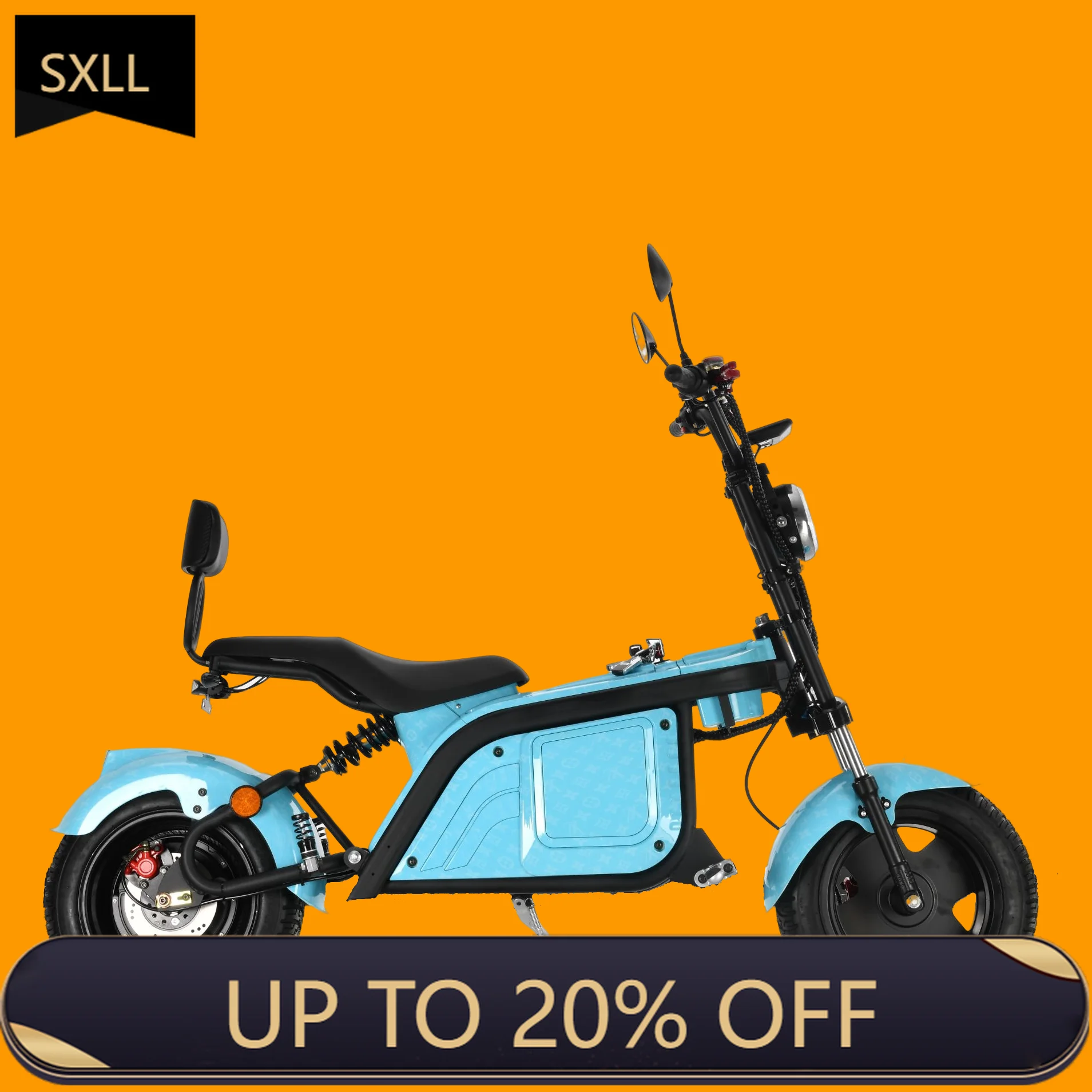 

SXLL New low-cost two-wheeled moped, delivered with trunk