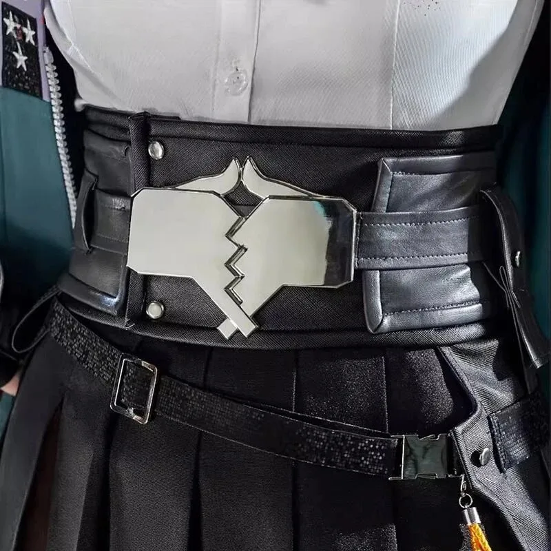 لعبة Zenless Zone Zero Hoshimi Miyabi أزياء تنكرية زي قتالي ملحقات شعر مستعار مجموعة كاملة ملابس لعب الأدوار والحفلات