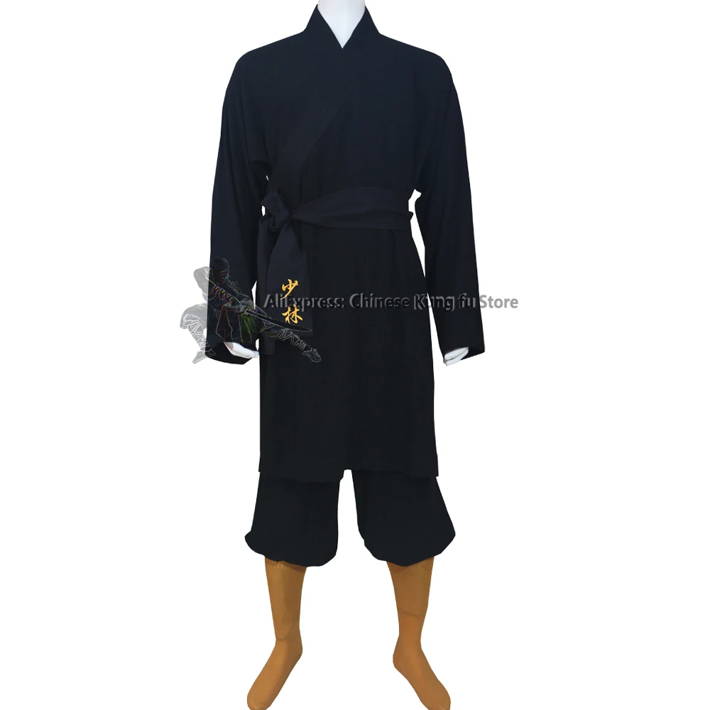 

10 Colors Thick Cotton Shaolin Buddhist Monk Arhat Suit Kung fu Tai chi Uniform Wudang Taoist Martial arts Suits
