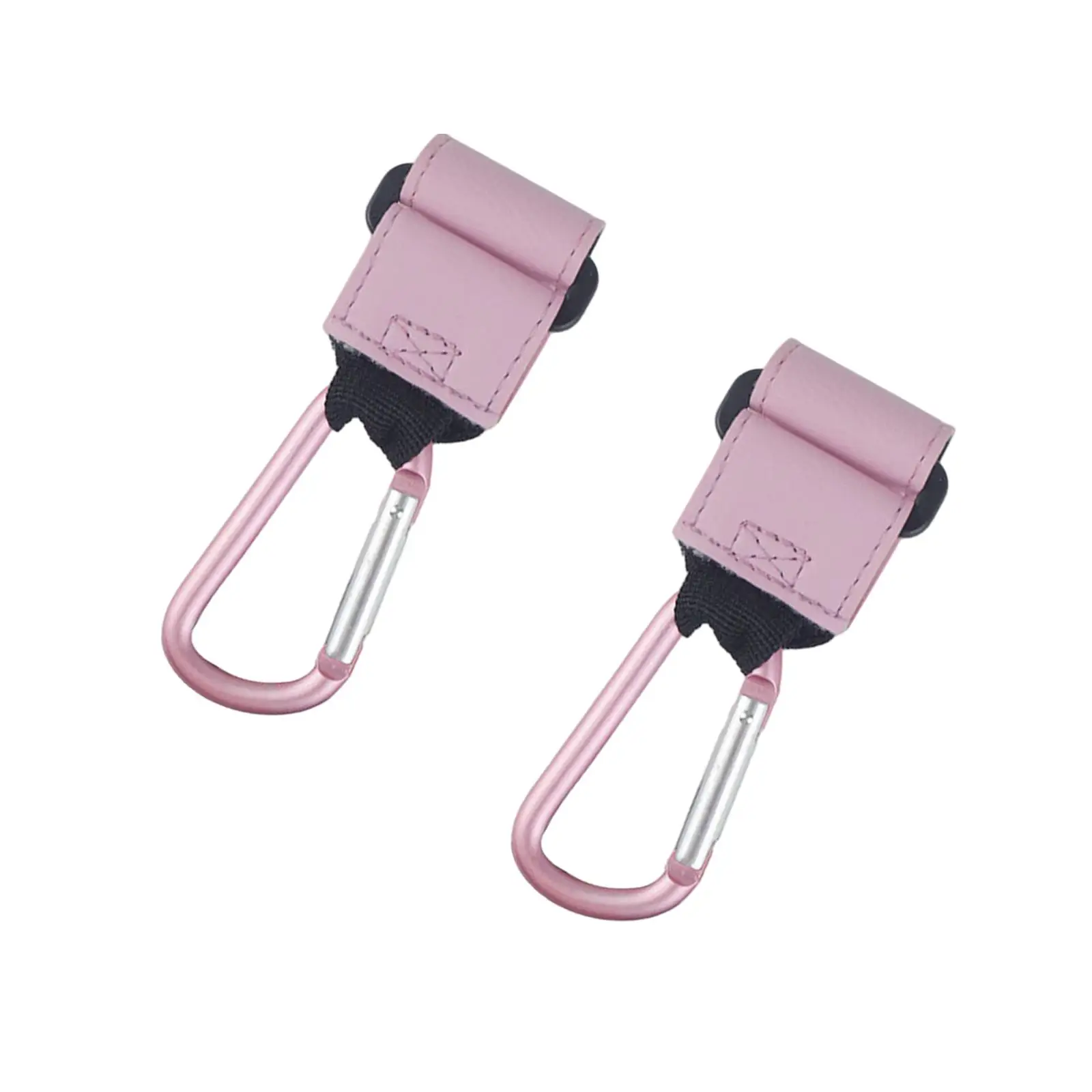 ベビーカー用マルチフックオーガナイザー、調節可能なクリップ、pu合金バッグハンガー、幼児用ベビーカーアクセサリー