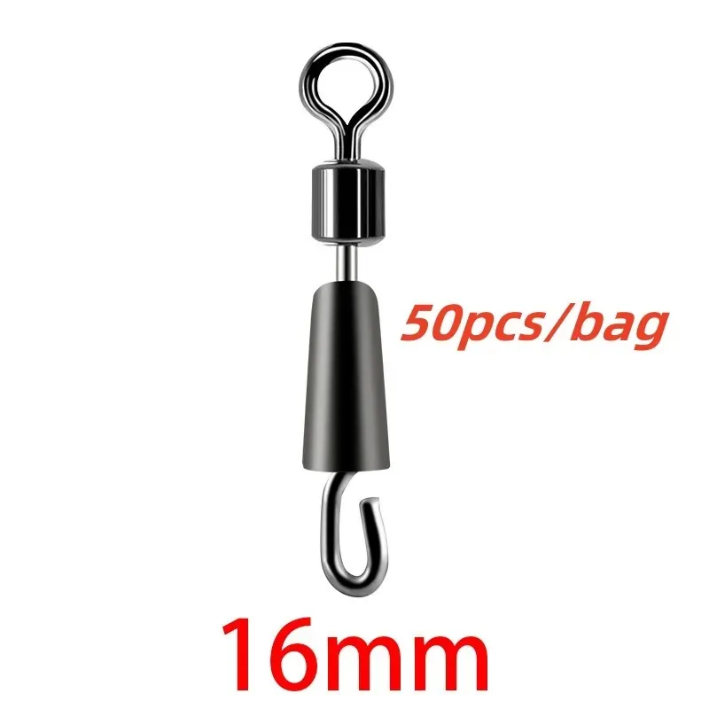 30/50PCS Lager Wartels Kogellager Swivel Solid Ringen Vissen Connector Oceaan Boot Quick Fast Link Connector
