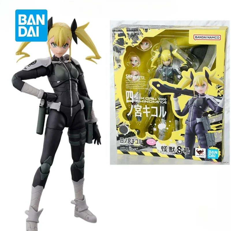 

In Stock Original Genuine Bandai Anime KAIJU NO.8 KIKORU SHINOMIYA SHF Model Toy Action Figure Gifts Joints Movable Collectible