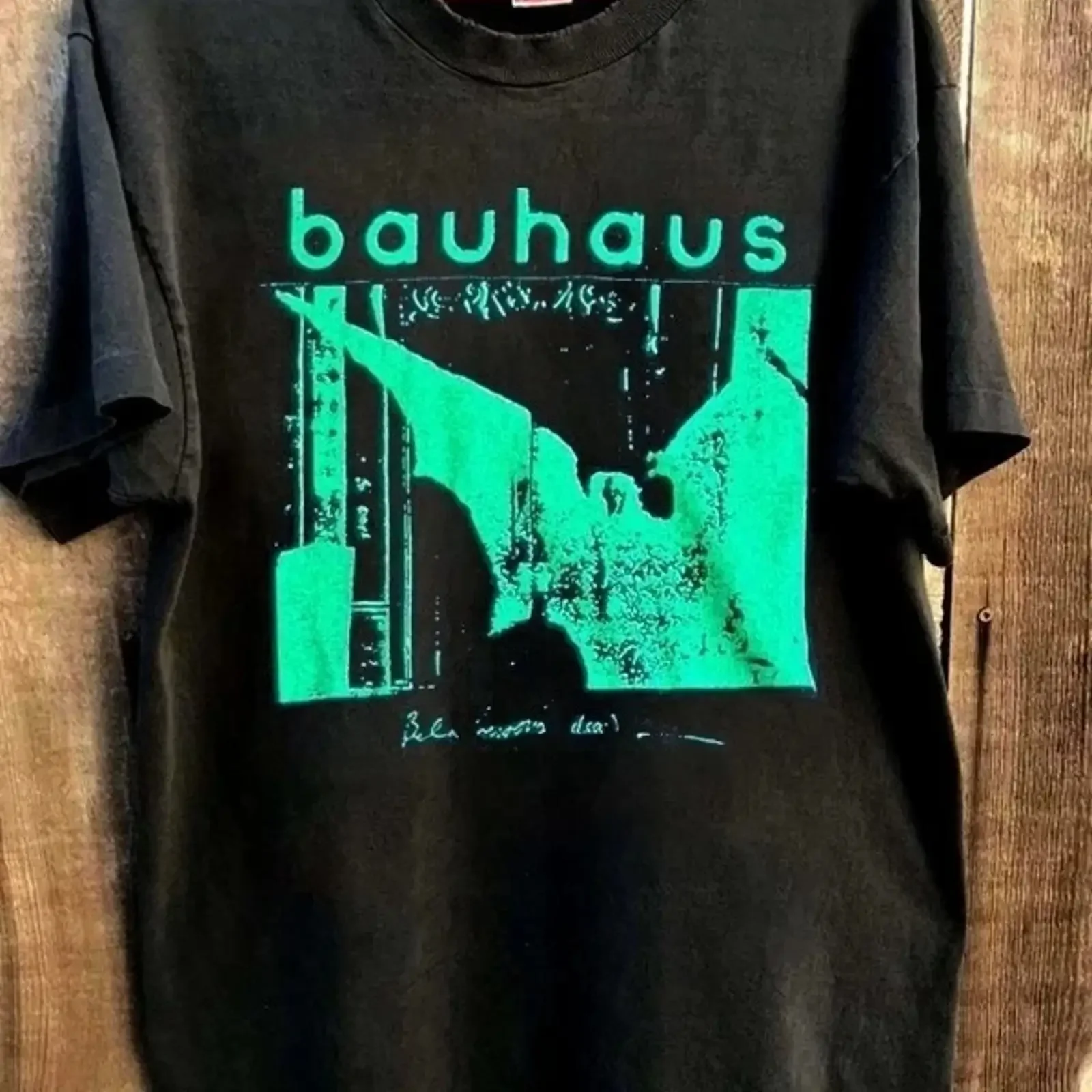 Bauhaus Band Remake Design Basic Black T shirt Classic Style tee S 5XL vintage Washed Stylish Versatile Top For Everyday Wear