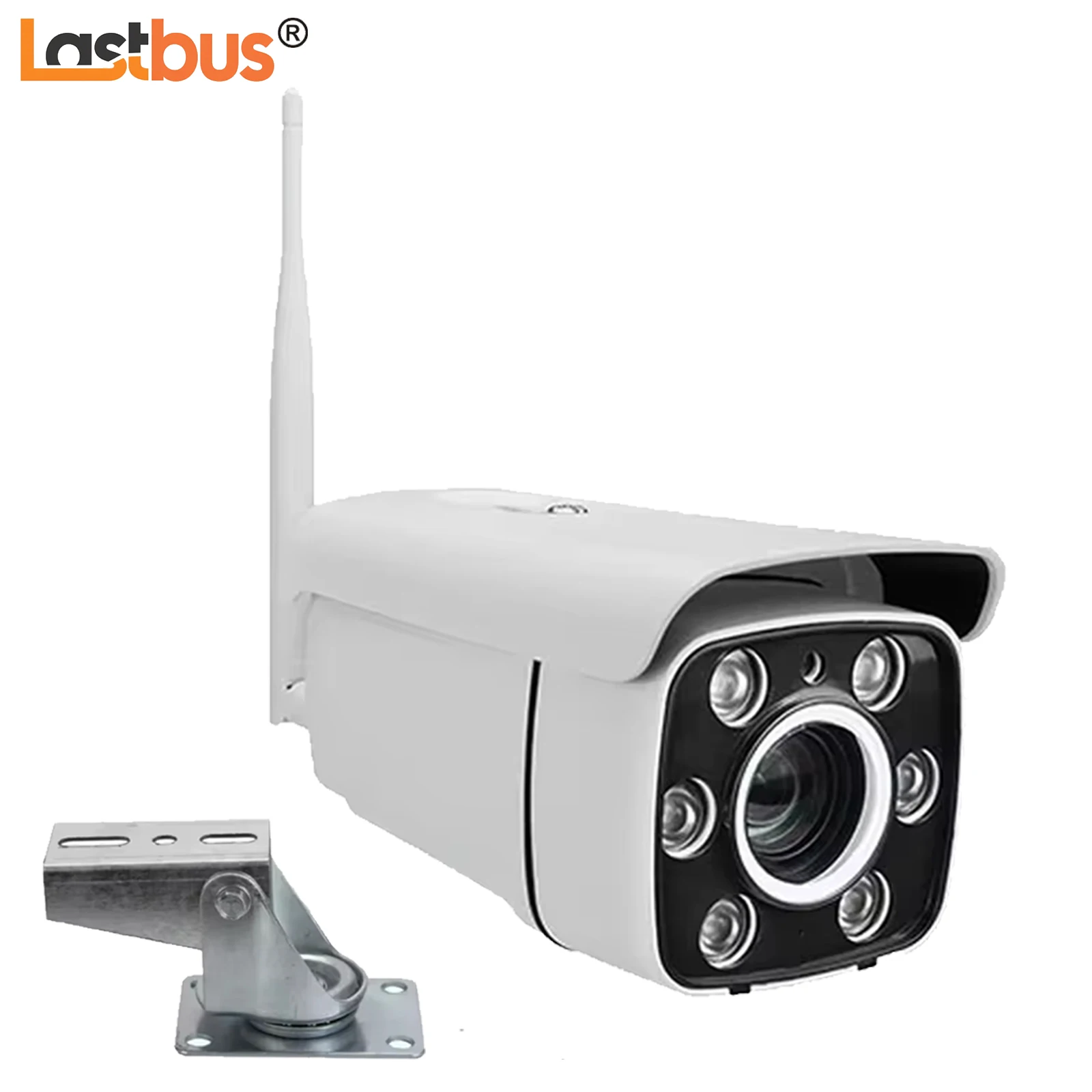 

Lastbus Tower Crane Wireless Camera 1080P 30x Optical Zoom Waterproof Night Vision With Metal Rotate Mounting Bracket Kit