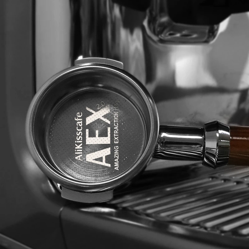 Kaffee Filter Korb 58MM AEX Präzise 18g 22g Puck Bildschirm Für Boden Siebträger Espresso Maschine Zubehör barista Werkzeuge – Detail 14