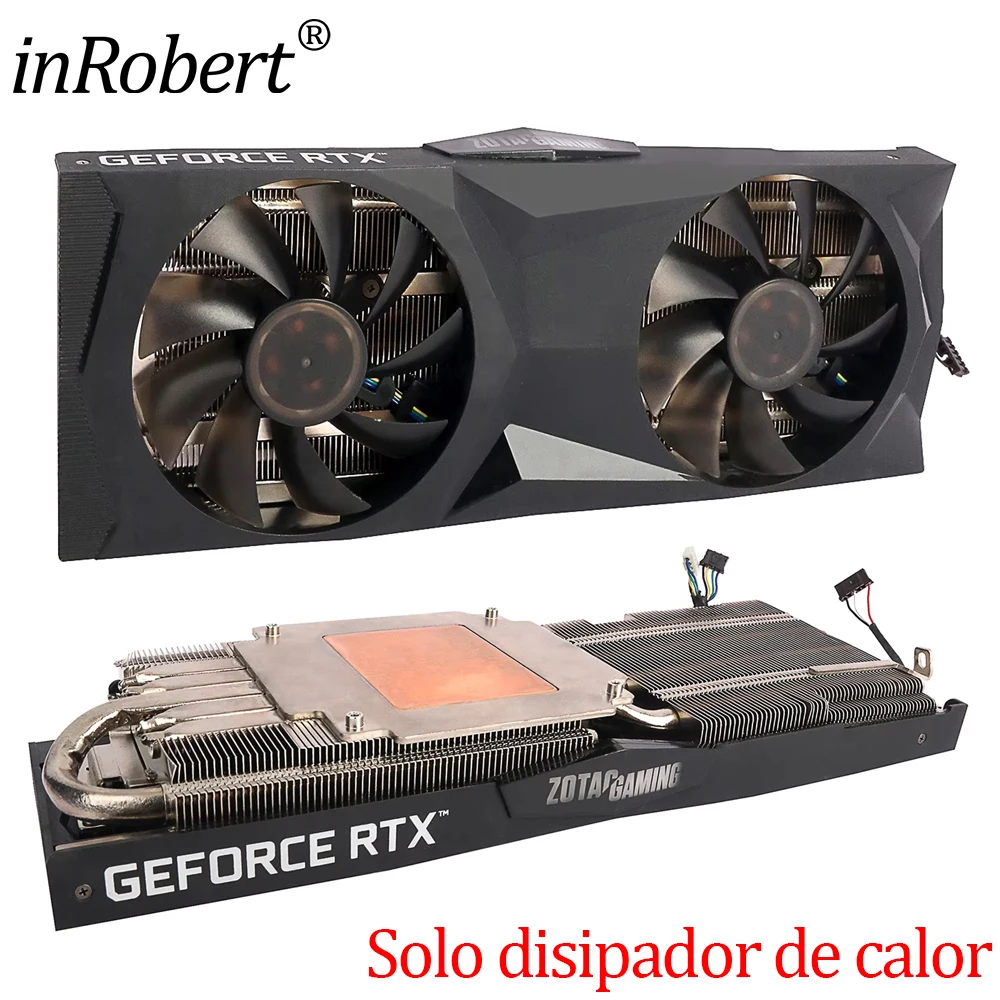 Disipador De Calor Rtx 2080S Amp Para Zotac Gaming Geforce Rtx2070 2080 Super Amp 8Gb Gddr6 Disipador De Calor De Tarjeta Gráfica Con Arañazos No Nuevo — -18%, 11.16€ Coupon, from 47.59€ – 18% descuento – €47.59