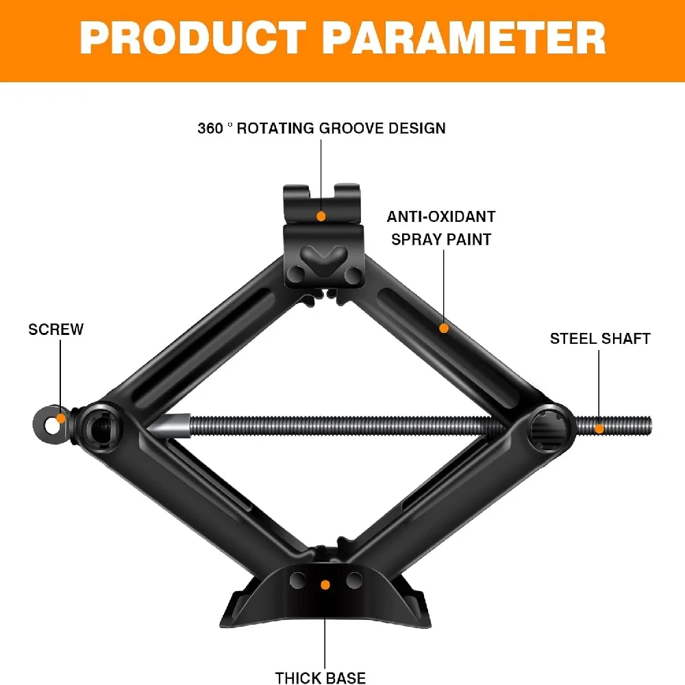 Car Mounted Small Car Universal Accessories with CAR Tools Car Jack Handle Lever Labor-saving Wrench Jack Car Maintenance Tools
