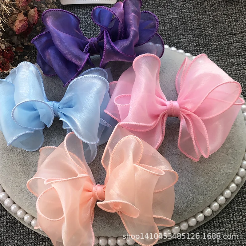 Kewgarden Iridescent Sheer Wavy Edge Trim for Handmade Bows, Jewelry, Hair Accessories and Decor 35m*40mm